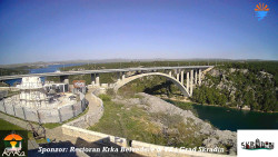 Skradin, řeka Krka, most A1