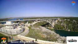 Skradin, řeka Krka, most A1