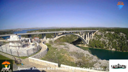 Skradin, řeka Krka, most A1