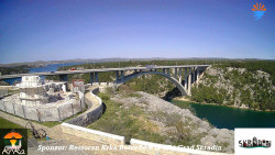 Skradin, řeka Krka, most A1