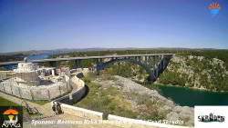 Skradin, řeka Krka, most A1