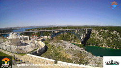 Skradin, řeka Krka, most A1