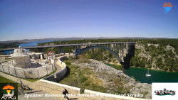 Skradin, řeka Krka, most A1