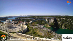 Skradin, řeka Krka, most A1