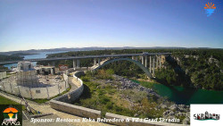 Skradin, řeka Krka, most A1