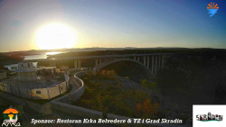 Skradin, řeka Krka, most A1