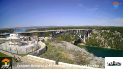 Skradin, řeka Krka, most A1