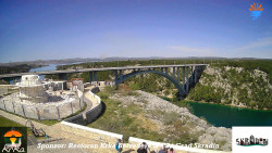 Skradin, řeka Krka, most A1