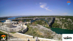 Skradin, řeka Krka, most A1