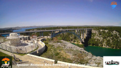 Skradin, řeka Krka, most A1