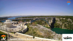 Skradin, řeka Krka, most A1