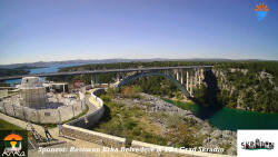 Skradin, řeka Krka, most A1