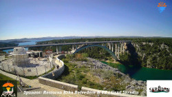 Skradin, řeka Krka, most A1