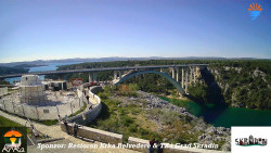 Skradin, řeka Krka, most A1