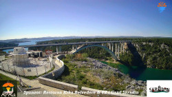 Skradin, řeka Krka, most A1