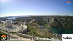 Skradin, řeka Krka, most A1