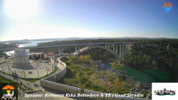 Skradin, řeka Krka, most A1