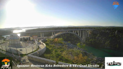 Skradin, řeka Krka, most A1