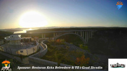 Skradin, řeka Krka, most A1