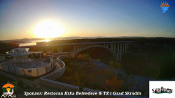 Skradin, řeka Krka, most A1