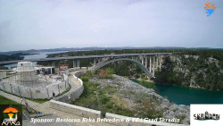 Skradin, řeka Krka, most A1