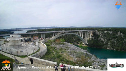Skradin, řeka Krka, most A1