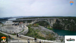 Skradin, řeka Krka, most A1