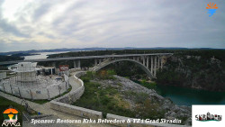 Skradin, řeka Krka, most A1