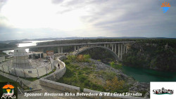 Skradin, řeka Krka, most A1