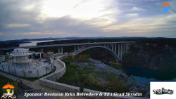 Skradin, řeka Krka, most A1