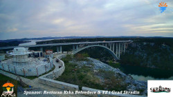 Skradin, řeka Krka, most A1