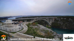 Skradin, řeka Krka, most A1