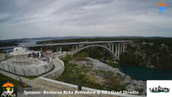 Skradin, řeka Krka, most A1