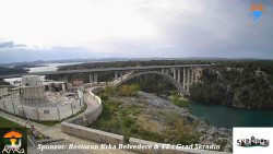 Skradin, řeka Krka, most A1