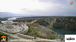 Skradin, řeka Krka, most A1