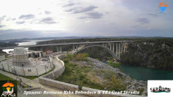 Skradin, řeka Krka, most A1