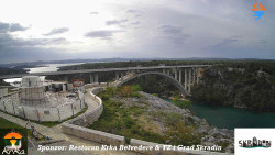Skradin, řeka Krka, most A1