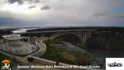 Skradin, řeka Krka, most A1