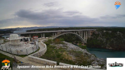 Skradin, řeka Krka, most A1