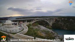 Skradin, řeka Krka, most A1