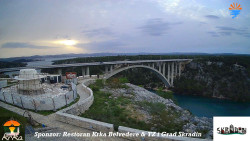 Skradin, řeka Krka, most A1