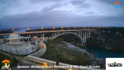 Skradin, řeka Krka, most A1