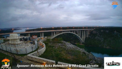 Skradin, řeka Krka, most A1