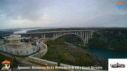 Skradin, řeka Krka, most A1