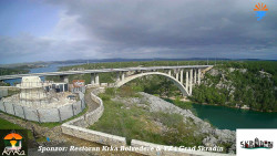 Skradin, řeka Krka, most A1