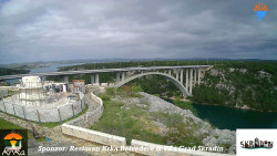 Skradin, řeka Krka, most A1