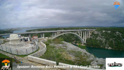 Skradin, řeka Krka, most A1