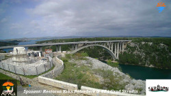 Skradin, řeka Krka, most A1