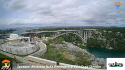 Skradin, řeka Krka, most A1