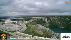 Skradin, řeka Krka, most A1